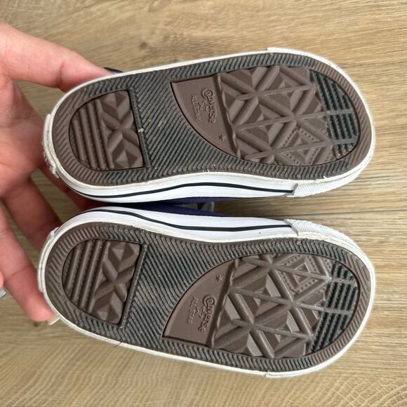 Converse All Star Low Top Purple Infant Sneakers – Size 5 - Picture 6 of 10